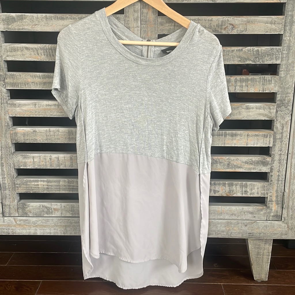 Light Gray Tee/Blouse